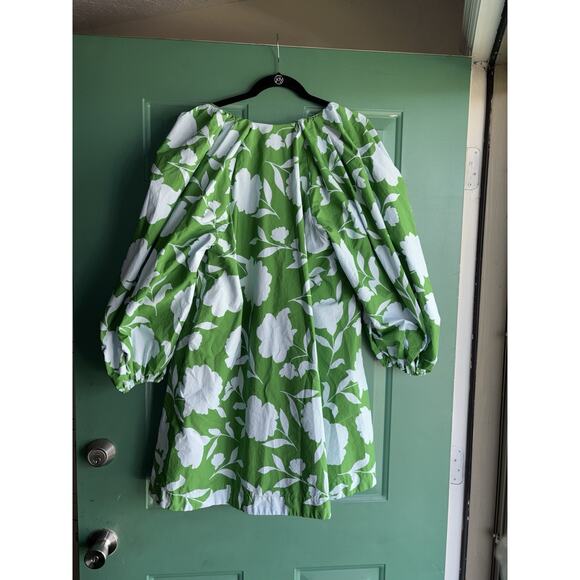 Kate Spade X Target large Classic Rose Poplin Long Sleeve Mini Dress New - Picture 8 of 11